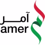 Logo of Amer Service Centers (GDRFA Dubai), Al Qalam Typing Center authorized services for residency and visa applications.